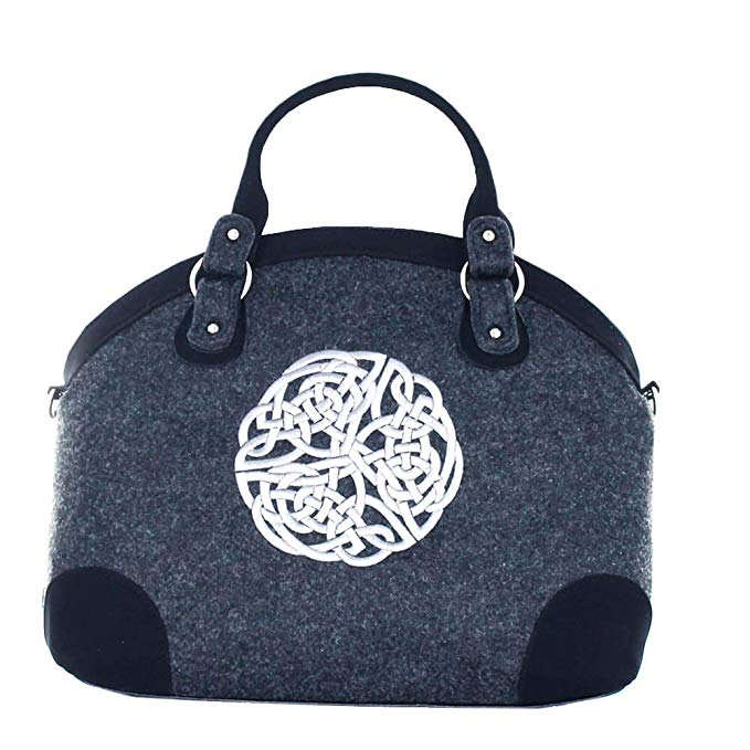 Celtic Handbag - Gray, Made in Ireland