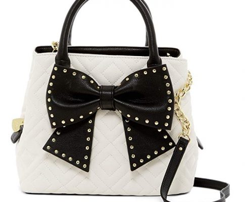 Betsey Johnson Hopefully Romantic Bow Bucket Bag – Cream / Black Review