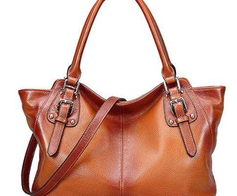 S-ZONE Women’s Vintage Genuine Leather Shoulder Bag Handbag Crossbody Bag Ladies Purse Large Capacity Review