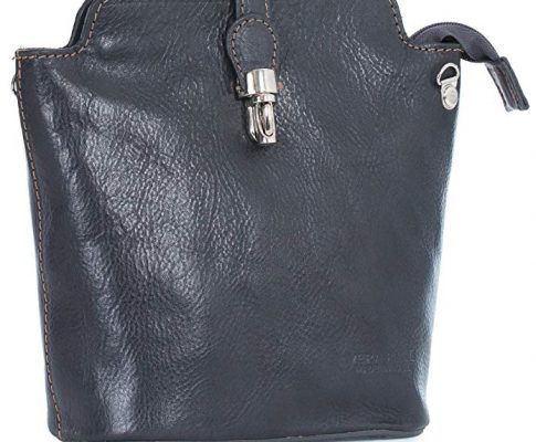 Big Handbag Shop Small Mini Real Leather Cross Body Bag in Plain, Ostrich or Crocodile Design Review