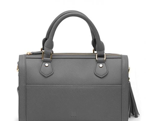 Marsi Bond Classic Vegan Faux Leather Barrel Bag Inspired Duffle Satchel Purse Review