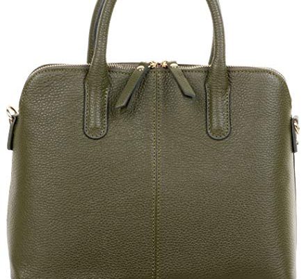 Primo Sacchi Italian Textured Leather Hand Made Bowling Style Handbag Tote Grab Bag Shoulder Bag Review