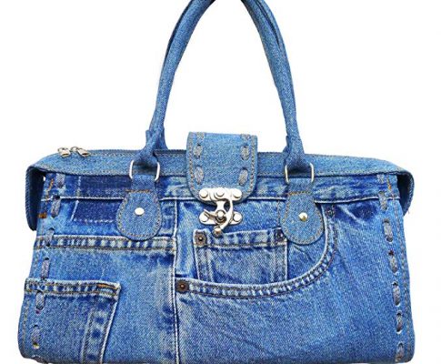 BDJ Classic Blue Denim Jean Doctor Style with Hand Stitching Edge Women Handbag Review