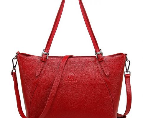 YOLANDO Women Genuine Leather Zipper Tote Bag Top-handle Handbags YTG02 Review