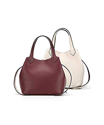 Palla Women's A-Bag Plus (REVERSIBLE) Wine-Ivory, Small