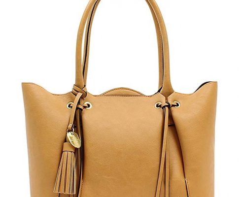 London Fog Womens Faux Leather Tote Shopper Handbag Review