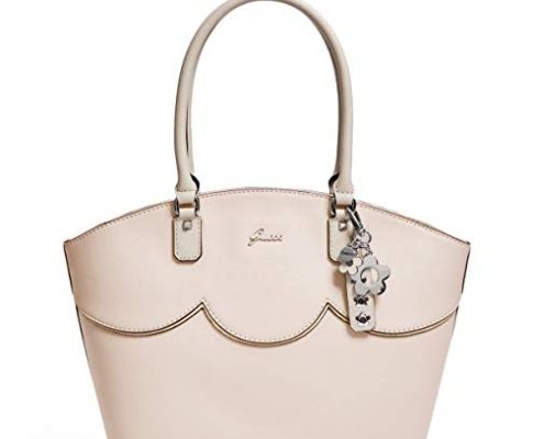 GUESS Factory Women’s Saffiano Scalloped Carryall Review