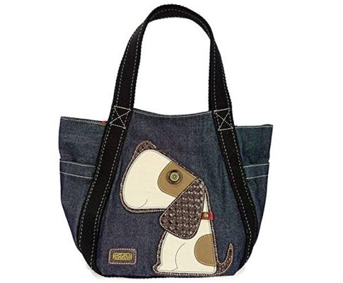 Chala Toffy Dog Carryall Zip Denim Handbag Review