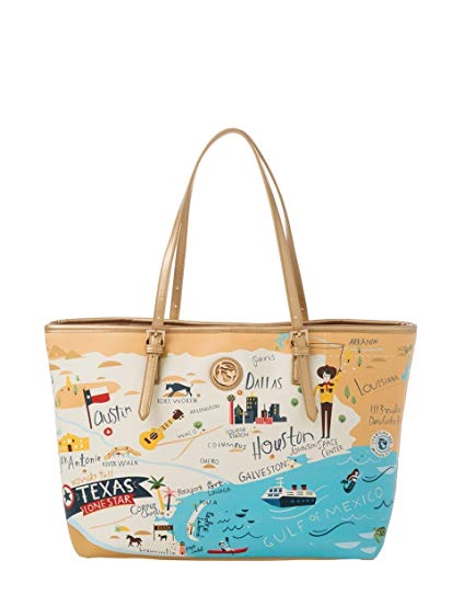 Spartina 449 Map Tote, Texas