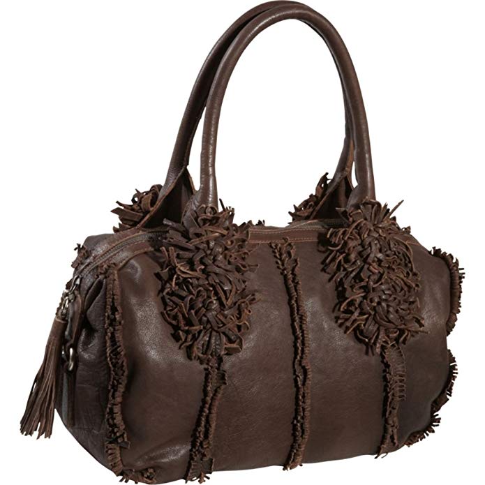 Roxbury by Nicole Lee Women's Jory Flower Tassel Boston Bag