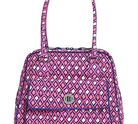 Vera Bradley Katalina Pink Diamonds Turnlock Satchel Review