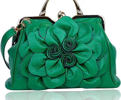 Kaxidy High Fashion Handbags Pu Leather Satchel Messenger Crossbody Shoulder Bag Flowers Tote Bags Review