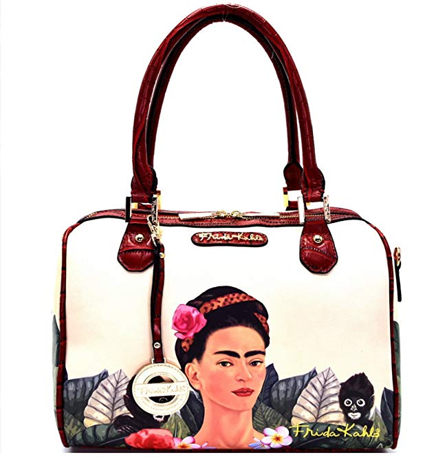 Genuine Frida Kahlo Jungle Series Boston Handbag