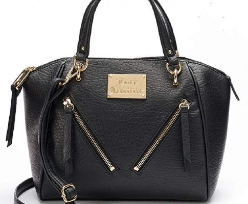 Juicy Couture Diagonal Zipper Satchel – Black Review