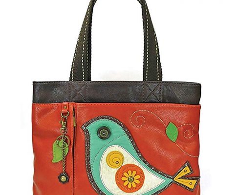 Chala Big Tote, Faux Leather, Canvas Handles, Animal Prints with Charm Review