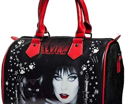 Elvira Black Cat Purse Goth Chic Style Kreepsville Halloween Handbag Faux Fur Review