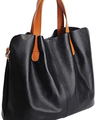 Leather Tote Kenoor Women Fashion Shoulder Bag Set Top Handle Satchel Purse 2 in 1 Handbags Review