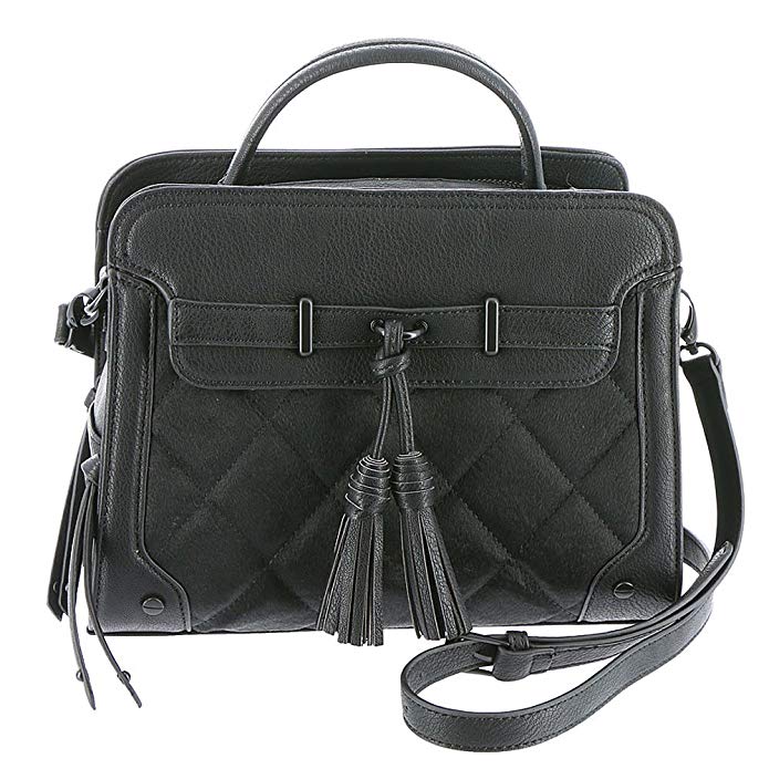 Big Buddha Zima Satchel Bag Black