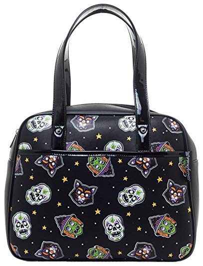 Sourpuss Halloween Masks Bowler Purse