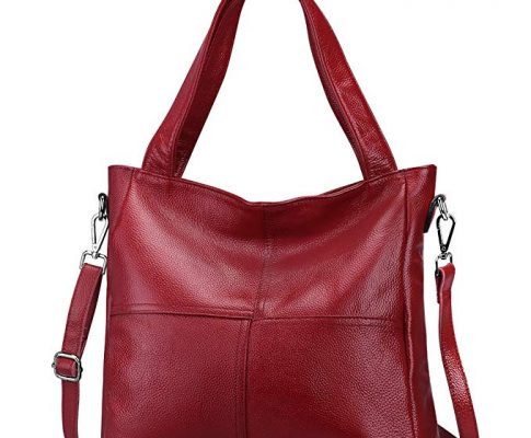 S-ZONE Women’s Genuine Leather Large Tote Handbag Shoulder Crossbody Bag Review