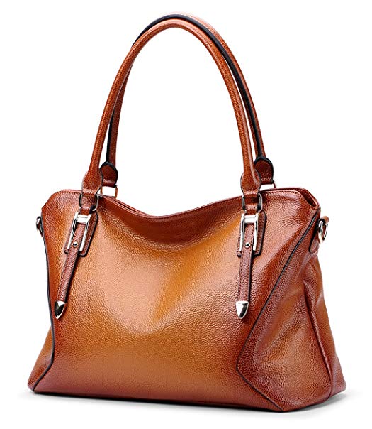 Vintage Women’s Leather Purse Tote Shoulder bag & CrossBody Handbag For Ladies By Coolcy