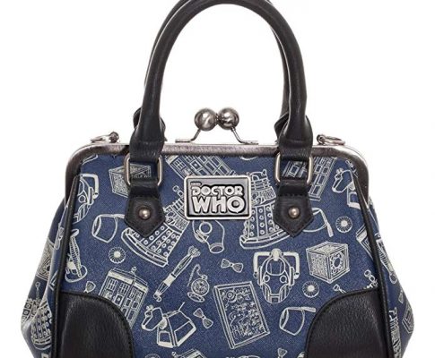 Doctor Who Scribble Art Kisslock Bag Handbag Purse Satchel Review