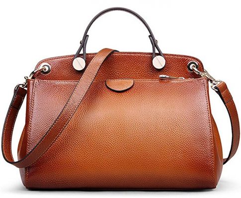 AB Earth Genuine Leather Designer Handbag for Women Clearance Doctor Style Top-handle Tote Cross Body Shoulder Bag Review