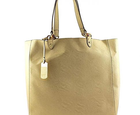 LAUREN Ralph Lauren Bembridge N/S Tote, Color Gold Review