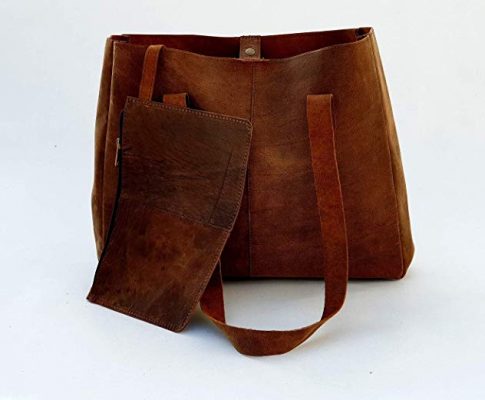 Genuine Soft Buffalo Leather Tote Bag Elegant Shopper Shoulder Bags by Lust Leather Review