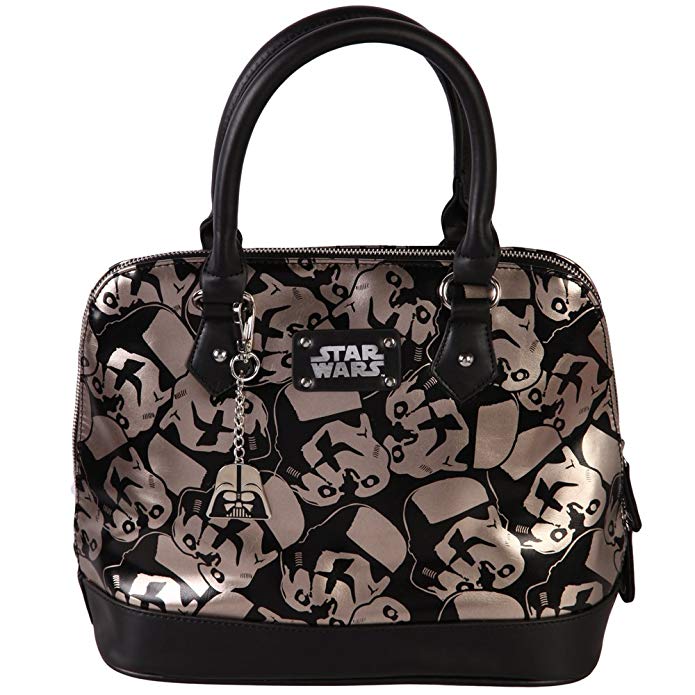 Star Wars Trooper Dome Satchel Ladies Handbag with Metal Charm