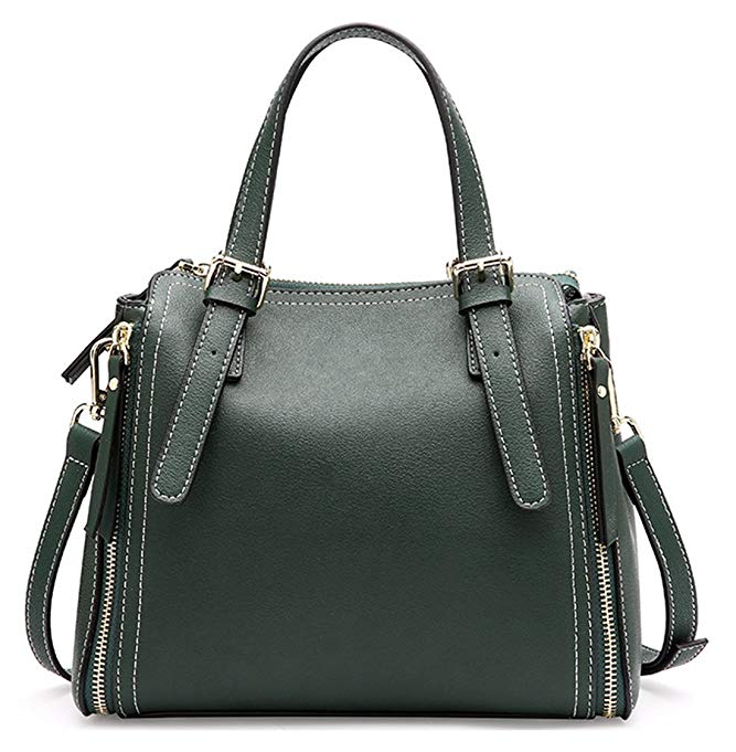 SAIERLONG Ladies Designer Womens Genuine Leather Handbags Tote Shoulder Bags