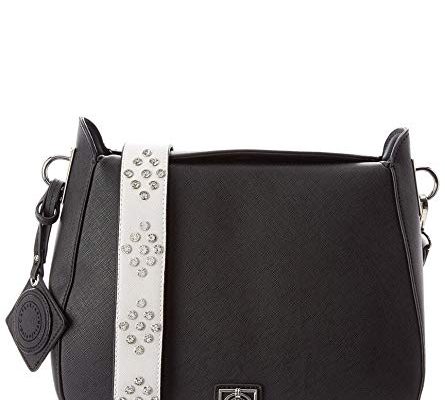 Catherine Malandrino Womens Mara Faux Leather Embellished Saddle Handbag Review