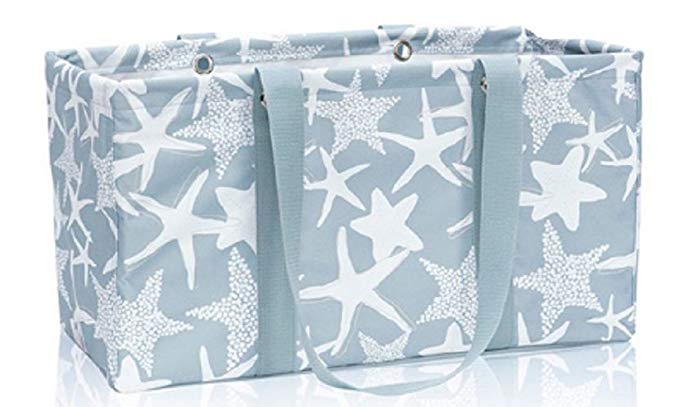 Thirty One Large Utility Tote in Starfish Splash - No Monogram - 3121