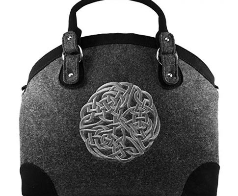 Irish Purse Grey Wool Silver Celtic Knot Made in Ireland Review