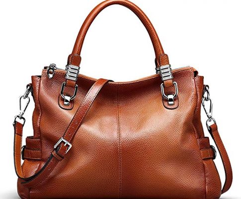 S-ZONE Women’s Vintage Genuine Leather Handbag Shoulder Bag Satchel Tote Bag Purse Crossbody Bag Review