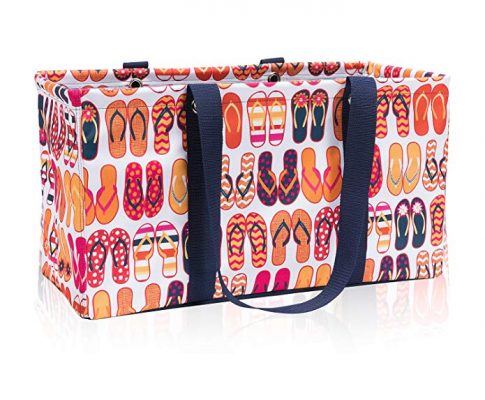 Thirty One Large Utility Tote in Orange Fun Flops – No Monogram – 3121 Review