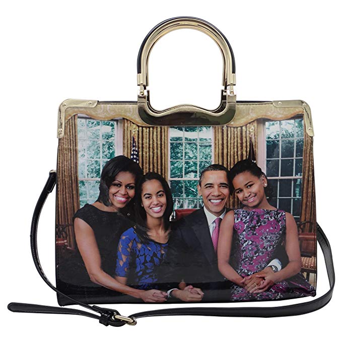 Michelle Obama Family Style Metal Handle Tote