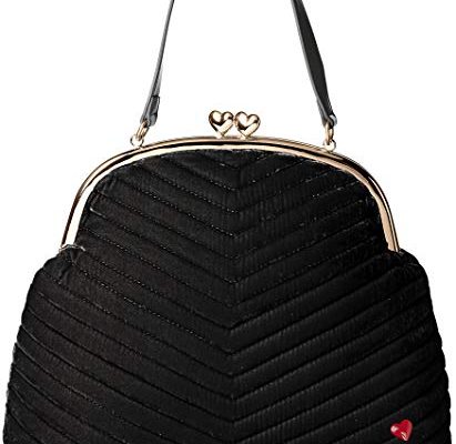 Dear Drew by Drew Barrymore Heartbreaker Velvet Top Handle Everyday Purse Review