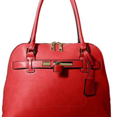 SOCIETY NEW YORK Women’s Dome Bag, Red Review