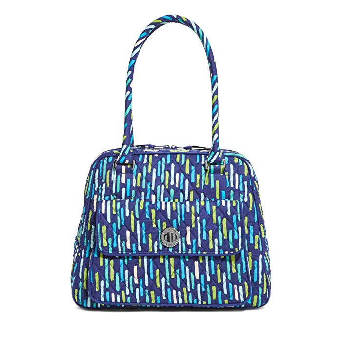 Vera Bradley Turn Lock Satchel Bag in Katalina Showers