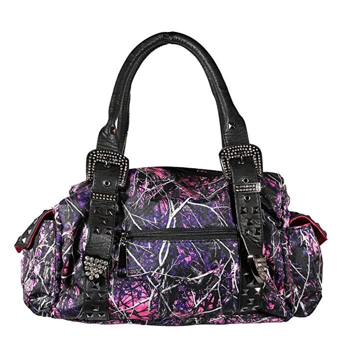 Muddy Girl Concealed Handgun Satchel Camouflage Purse