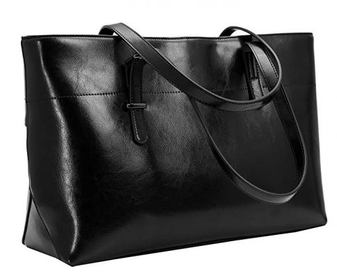 Iswee Leather Shoulder Handbags Vintage Work Tote Satchel Pocketbooks for Women on Sale Review