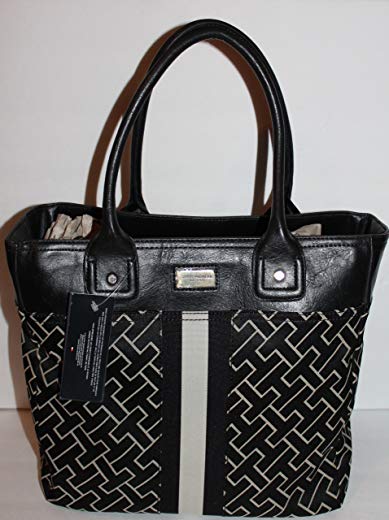 Tommy Hilfiger Large Signature Tote Handbag Bag Purse