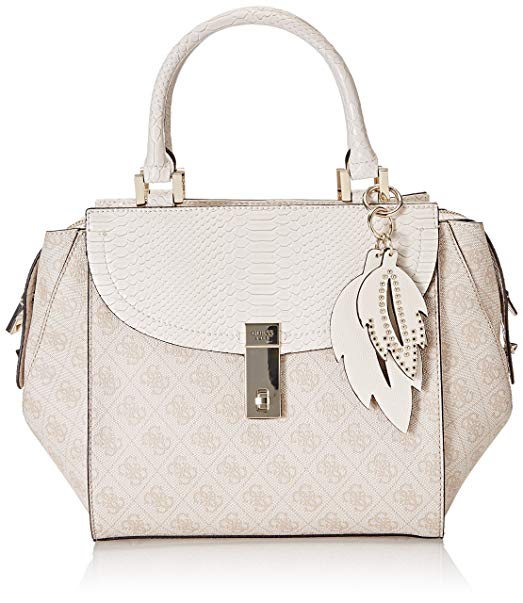 GUESS Nissana Croc-Embossed Logo Satchel